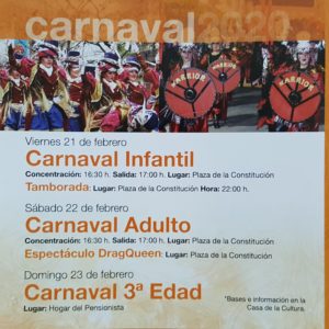 Programa Carnaval 2020