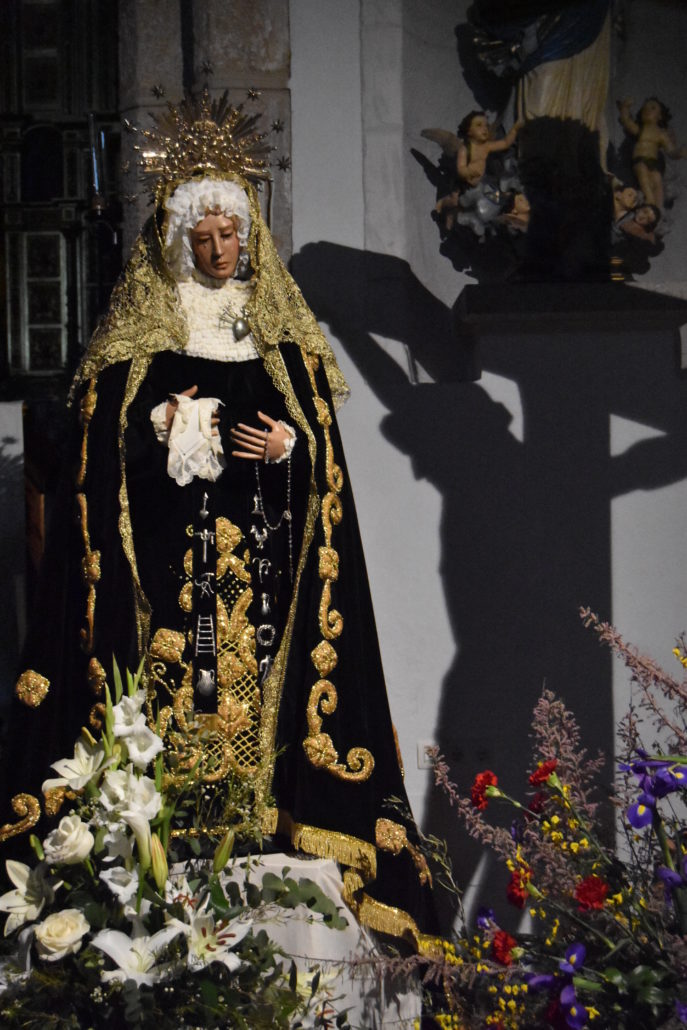 Virgen de los Dolores - Interior Iglesia Ntra Sra de la Asunción